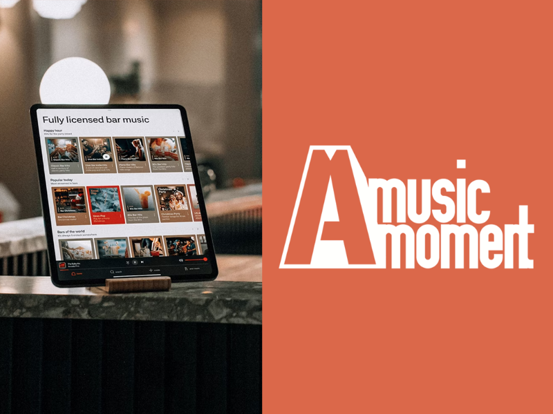 Tablet logo music moment